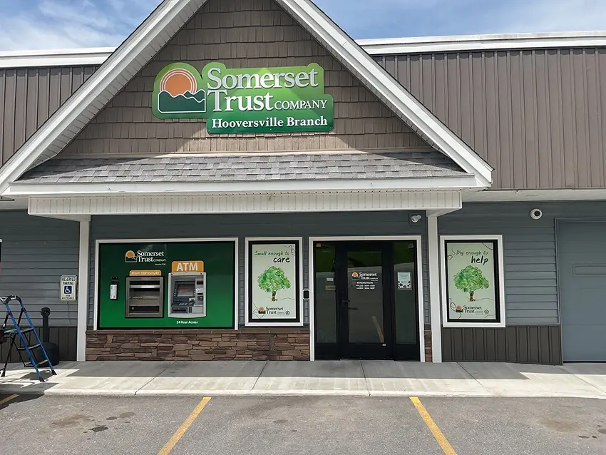 Somerset Hooversville Branch viewed from parking lot