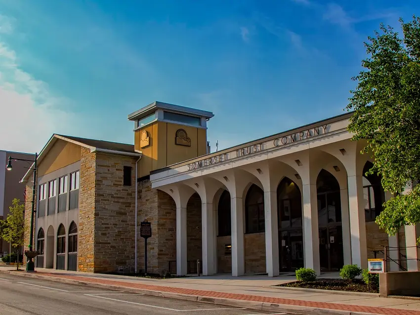 Somerset Trust Main Office Branch viewed from across the street