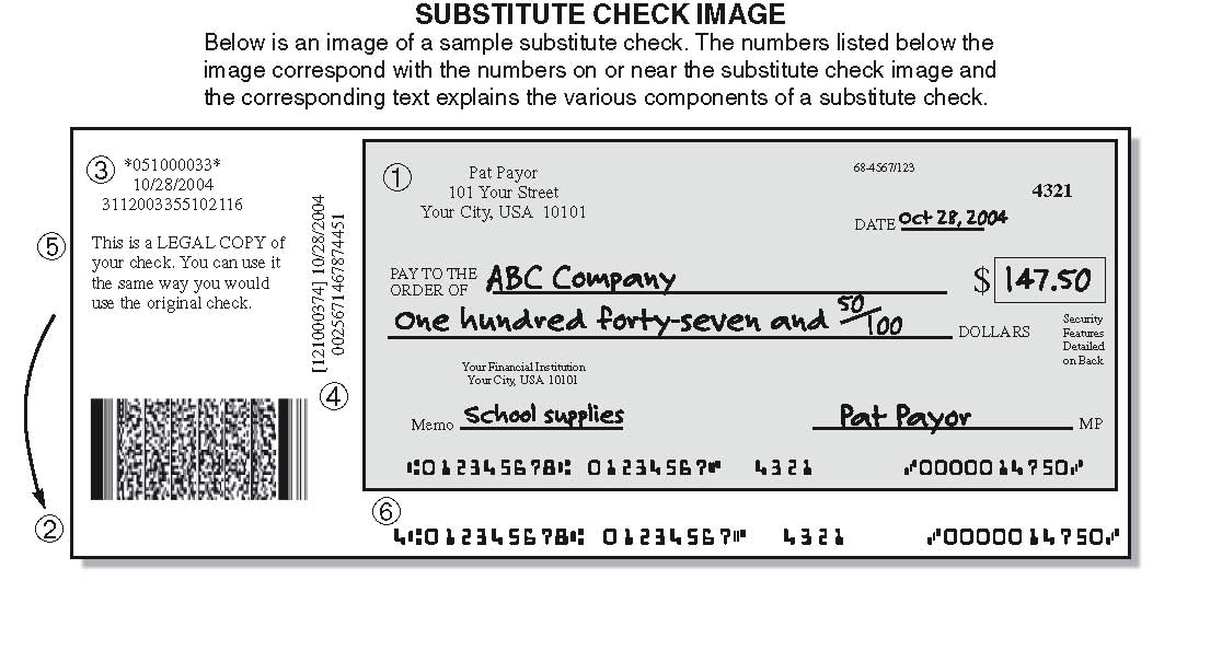 Substitute Check